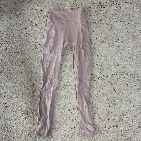 Gymshark Women's XS High-Waisted Leggings Light Mauve Activewear - Picture 1 of 4